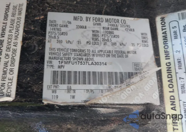 1FMFU17537LA30314: 44061720