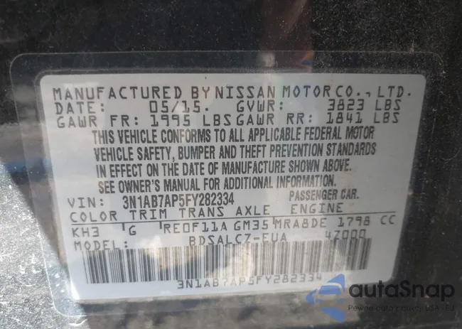 3N1AB7AP5FY282334: 44061984