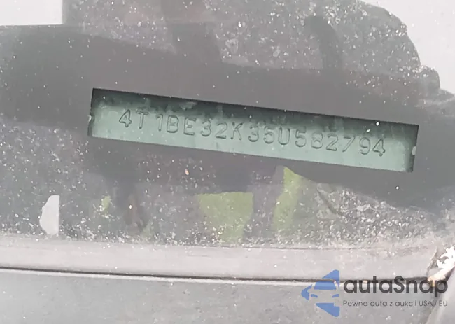 4T1BE32K35U582794: 44061232