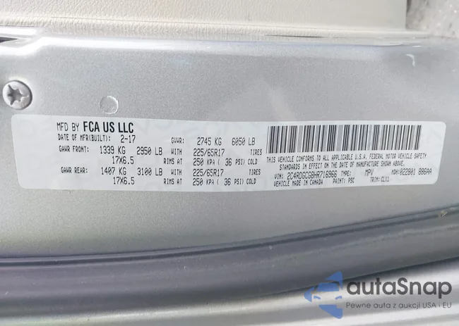 2C4RDGCG8HR716966: 44061487