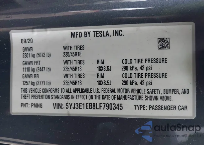 5YJ3E1EB8LF790345: 44061544