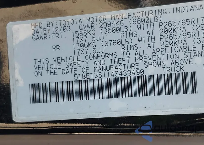 5TBET38114S439490: 44062721