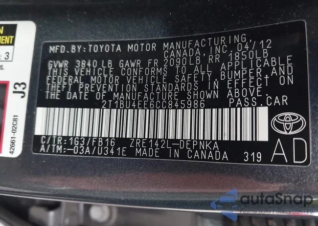 2T1BU4EE6CC845986: 44062853