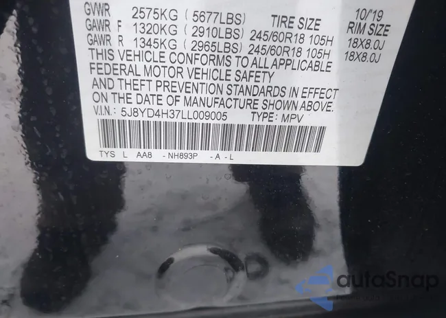 5J8YD4H37LL009005: 44063001