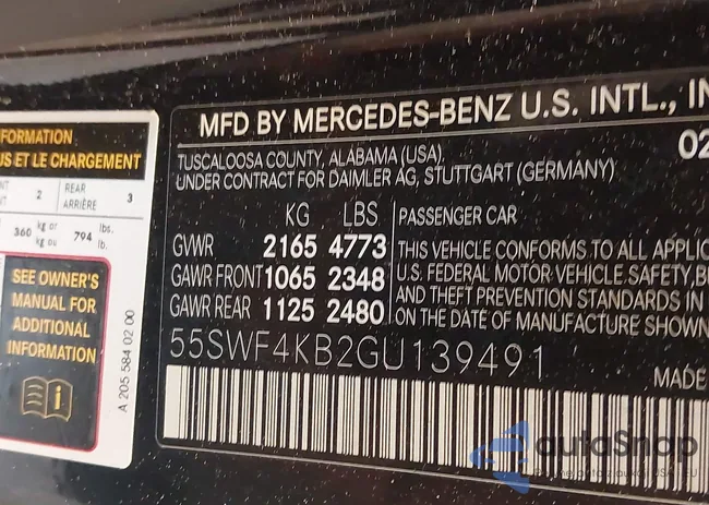 55SWF4KB2GU139491: 44063059