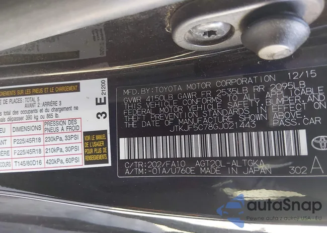 JTKJF5C78GJ021443: 44063118