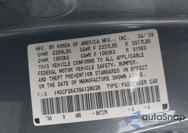 1HGCP26439A128028: 44062401