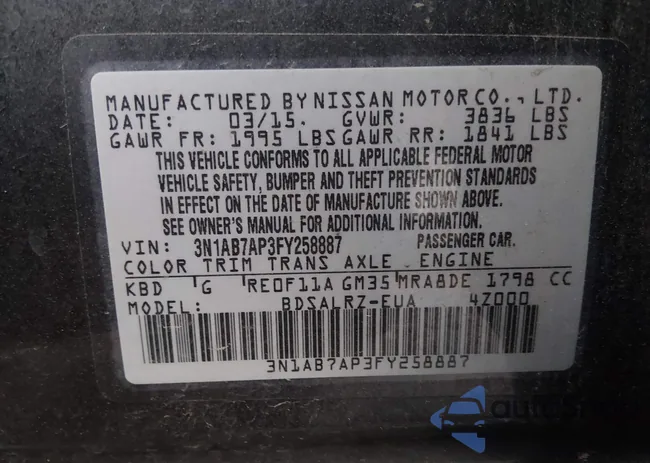 3N1AB7AP3FY258887: 44063653