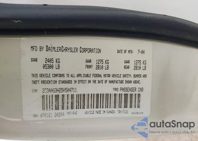 2C3AA63H25H504711: 44064084