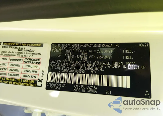 2T2BBMCAXRC060025: 44064109