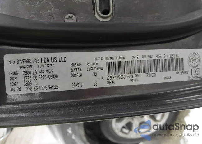 1C6RR7NM8GS247449: 44064141