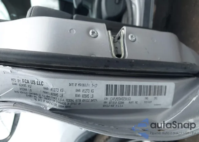 1C4PJMDSXHD230163: 44064177