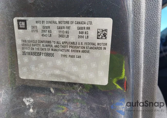 2G1WA5E35F1138856: 44063318