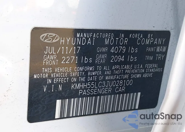 KMHH55LC3JU028100: 44063403