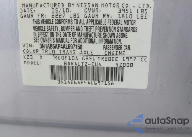 3N1AB6AP4AL697158: 44063454