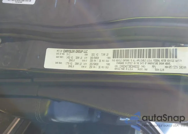 1D4SD4GT3BC648232: 44064675