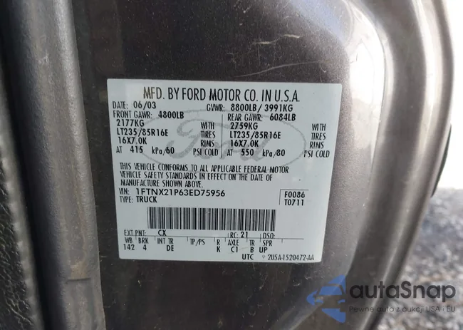 1FTNX21P63ED75956: 44064891