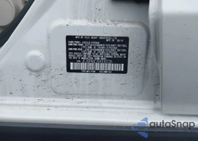 JF2GPAGC2EH330720: 44064945