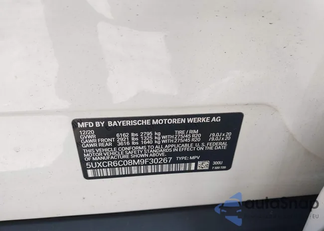 5UXCR6C08M9F30267: 44065065