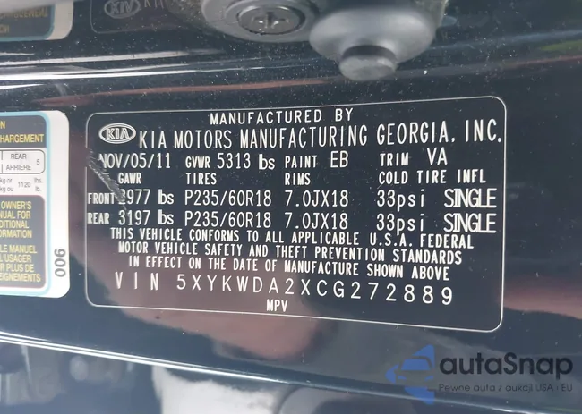 5XYKWDA2XCG272889: 44064340