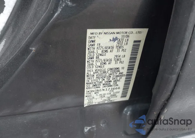 5N1BV28U17N123666: 44065614