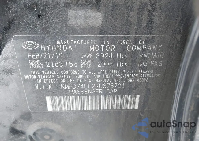 KMHD74LF2KU878721: 44065725