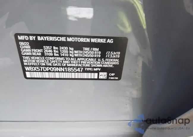 WBX57DP09NN185547: 44066029