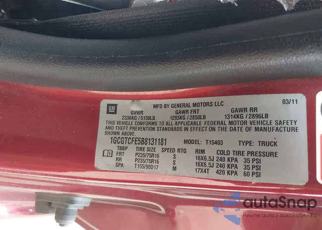 1GCGTCFE5B8131181: 44066191