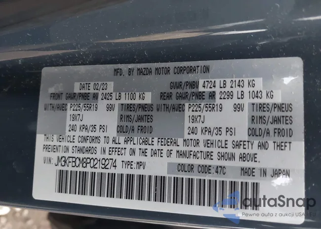 JM3KFBCM8P0219274: 44065289