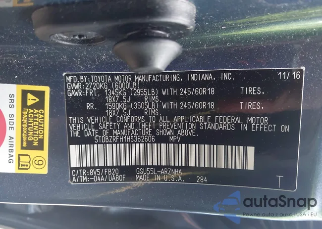 5TDBZRFH1HS362606: 44065420