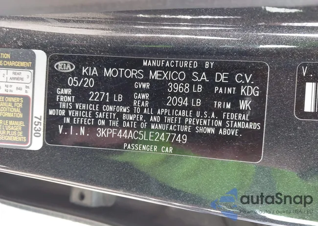 3KPF44AC5LE247749: 44066981