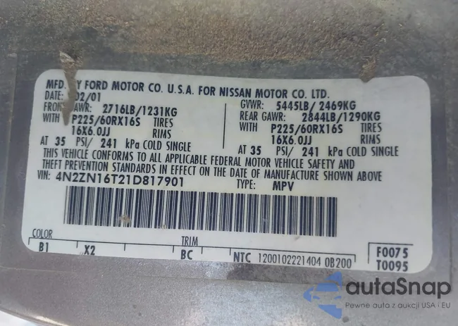 4N2ZN16T21D817901: 44066304