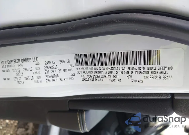 1C4PJMCS3EW309143: 44066326