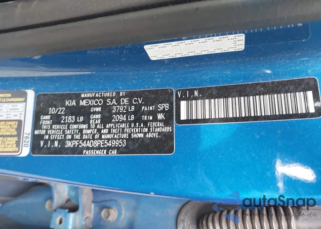 3KPF54AD8PE549953: 44066485