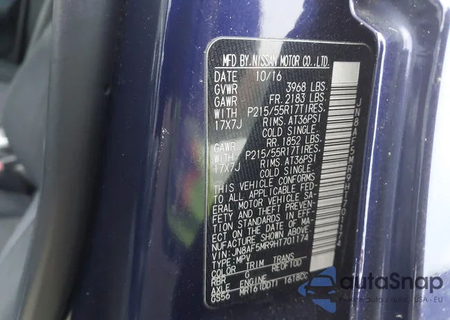 JN8AF5MR9HT701174: 44066512