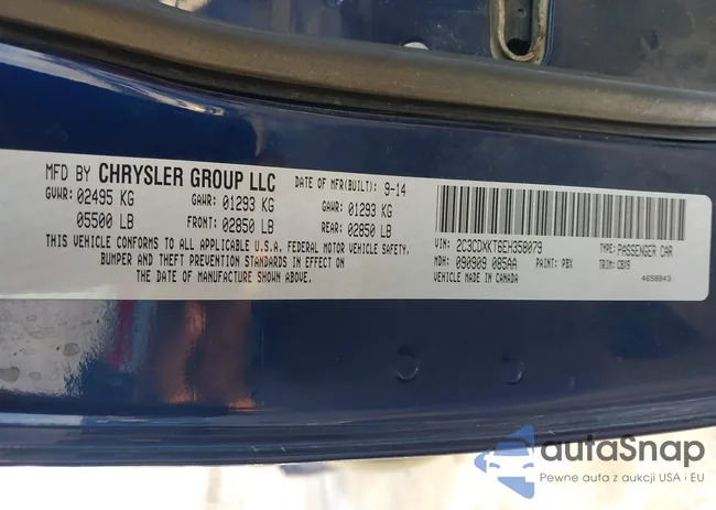 2C3CDXKT6EH358079: 44067634