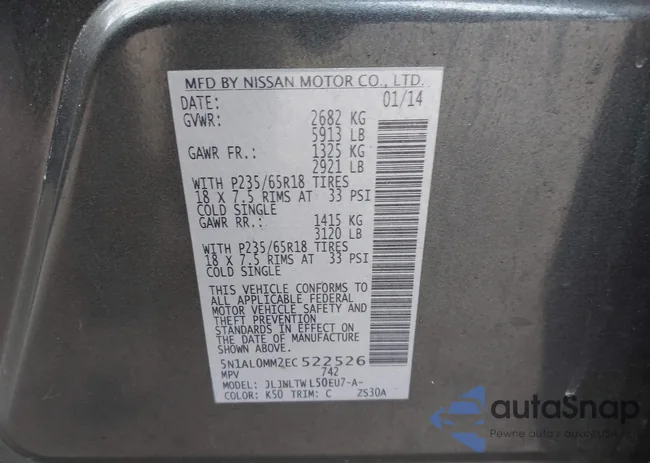 5N1AL0MM2EC522526: 44067718