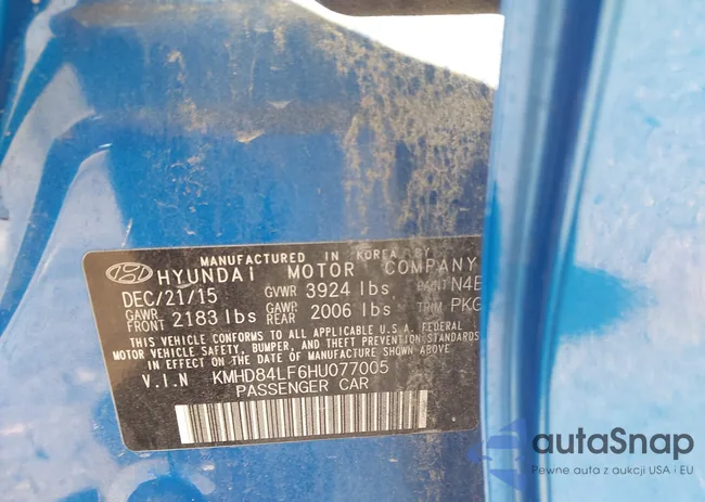 KMHD84LF6HU077005: 44067805