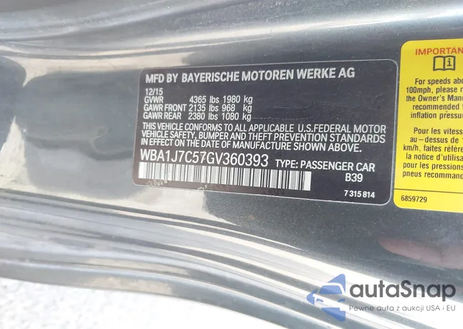 WBA1J7C57GV360393: 44068077