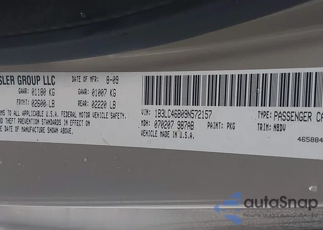 1B3LC46B09N572157: 44067294