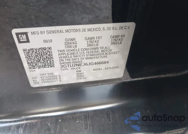 3GTU2NEJ6JG466684: 44067463