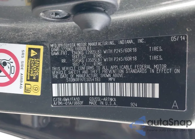 5TDBKRFH7ES054193: 44067490