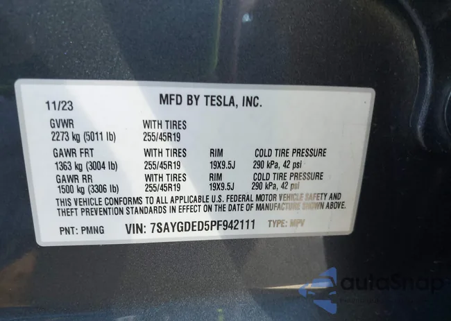 7SAYGDED5PF942111: 44067593