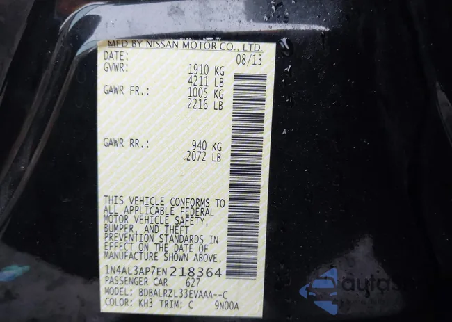 1N4AL3AP7EN218364: 44068749