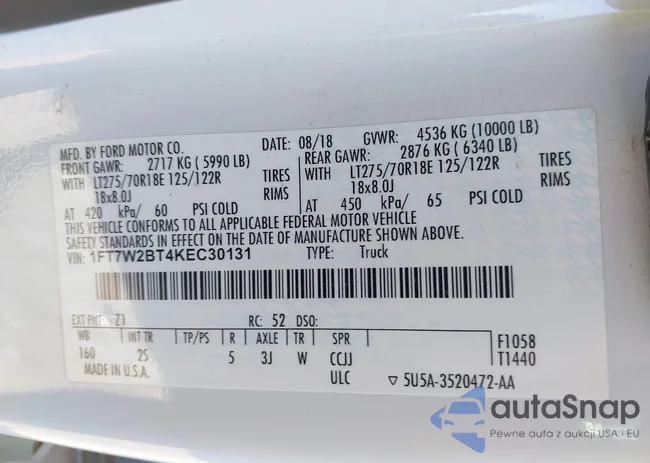 1FT7W2BT4KEC30131: 44068847