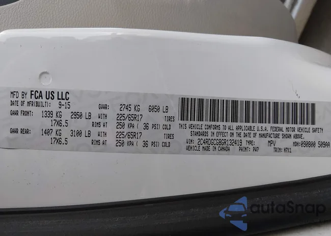 2C4RDGCG8GR132419: 44068392