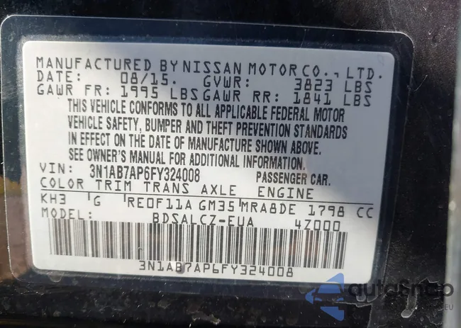 3N1AB7AP6FY324008: 44069794