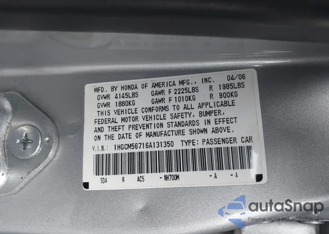 1HGCM56716A131350: 44069824