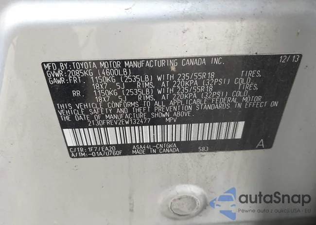 2T3DFREV2EW132477: 44069870