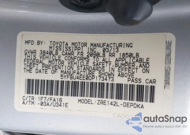 5YFBU4EE0DP173473: 44069995